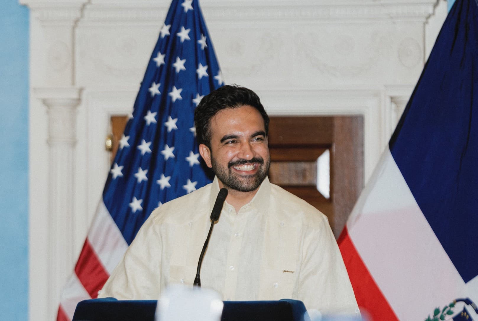 Mayor Zohran Mamdani at Gracie Mansion on August 13, 2026.