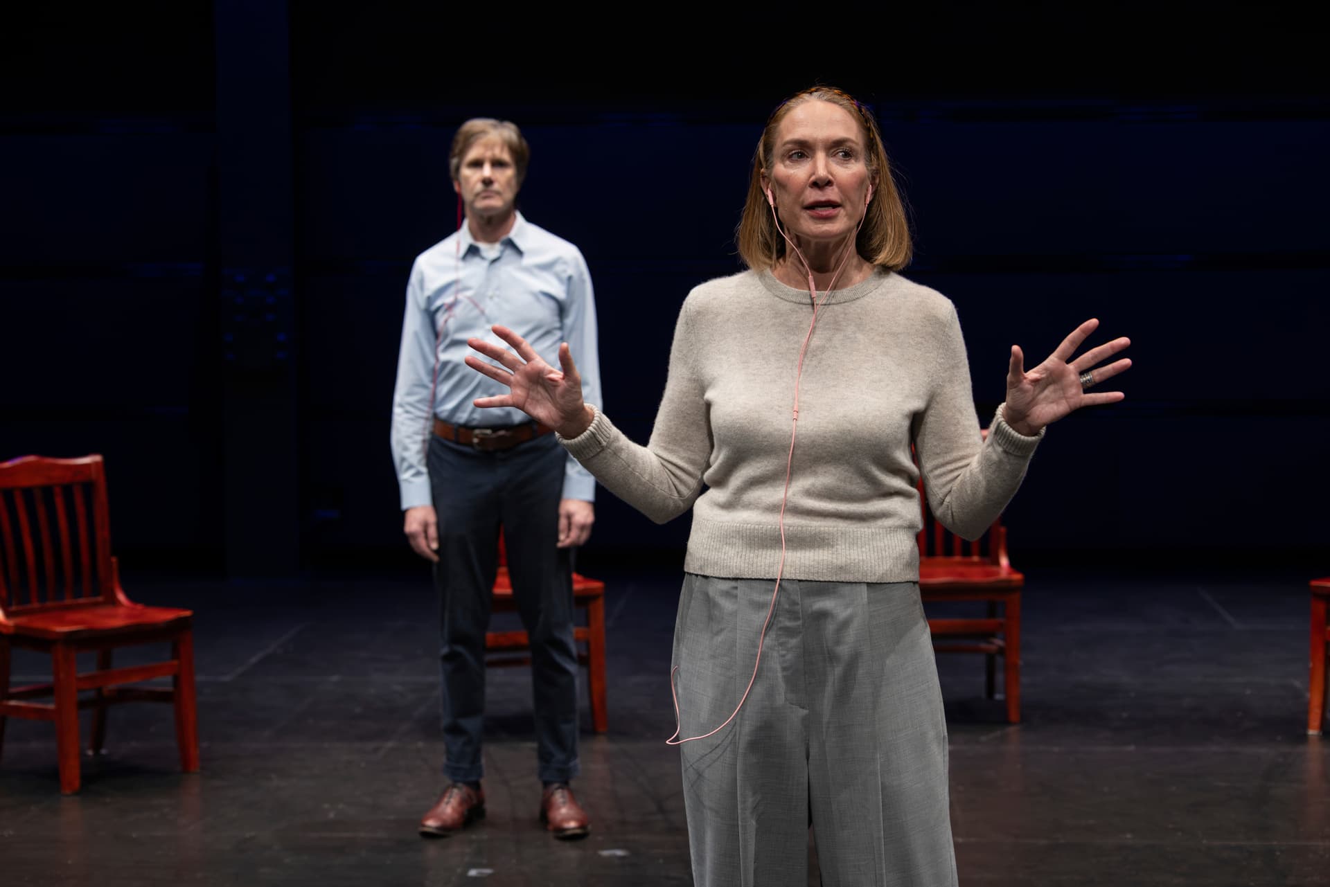 Josh Hamilton and Elizabeth Marvel in 'The Ford/Hill Project.'