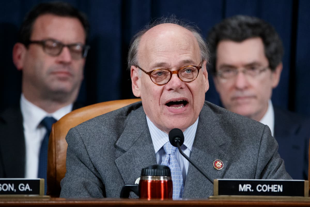 Representative Steve Cohen, a Tennessee Democrat, speaks during the House Judiciary Committee's markup of articles of impeachment against President Trump on Capitol Hill on December 11, 2019.
