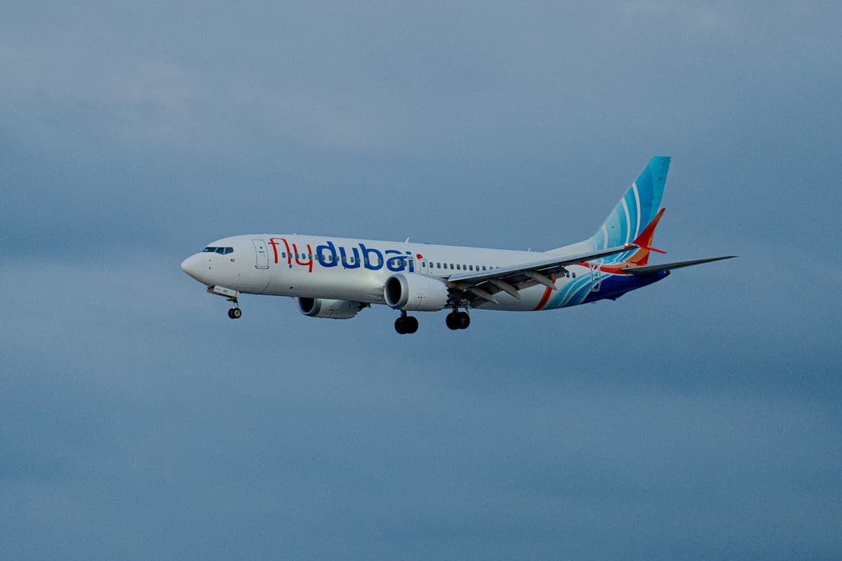 A FlyDubai flight.