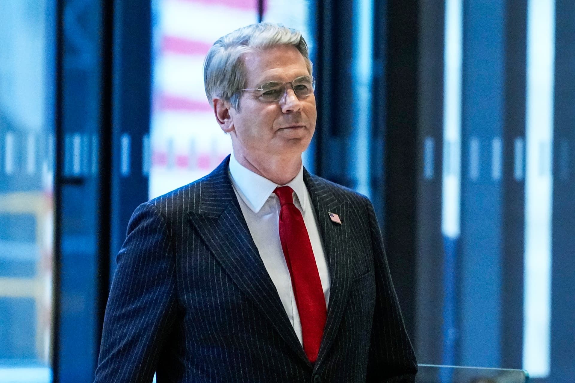 Treasury Secretary Scott Bessent at JPMorgan Chase headquarters on September 20, 2026, at New York City.