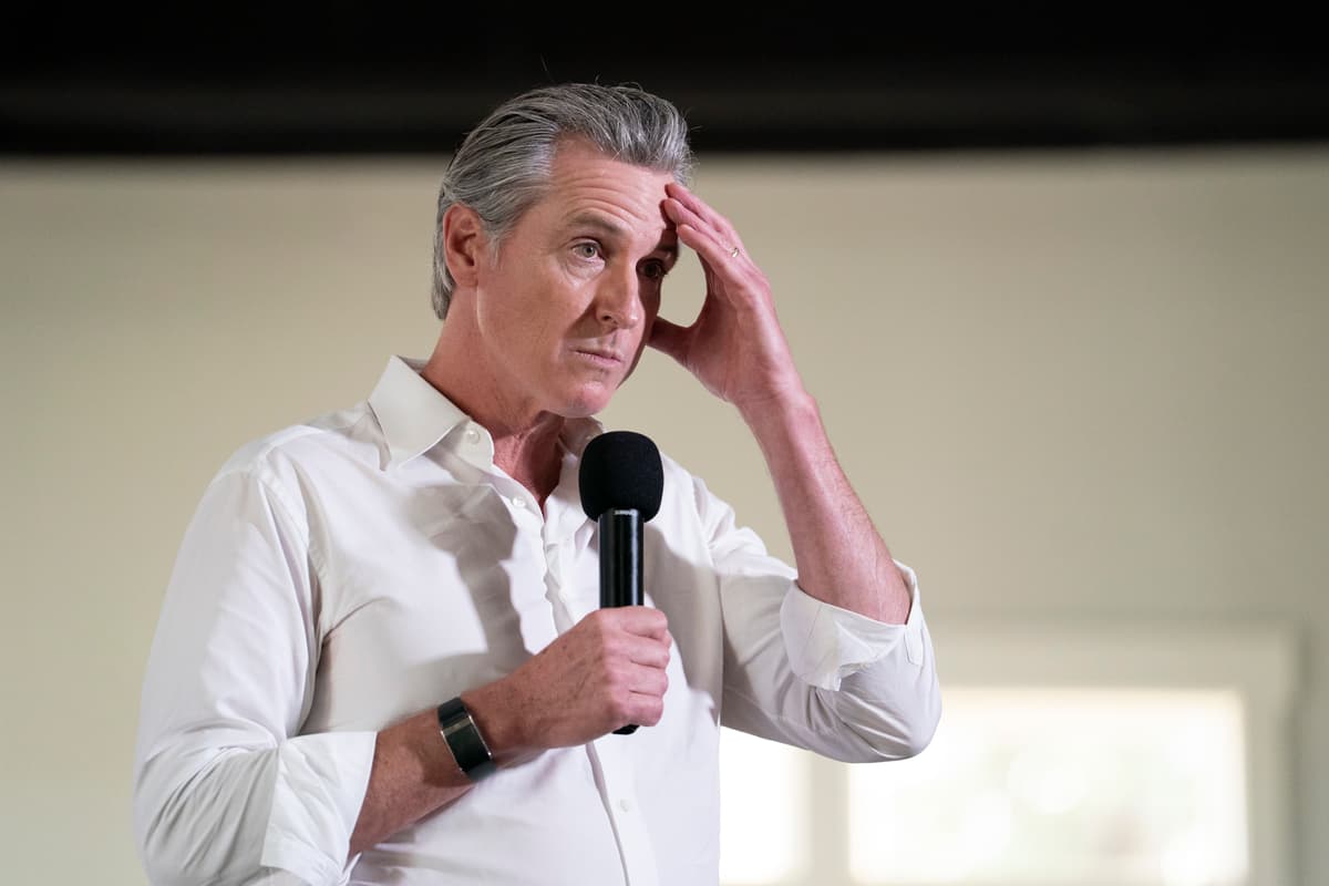 Governor Gavin Newsom on September 3, 2026 at Summerville, South Carolina. 