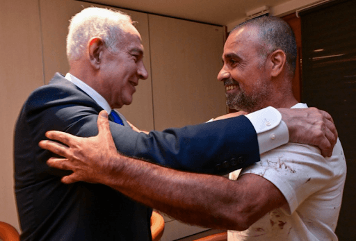Yaniv Hayoun meets Prime Minister Benjamin Netanyahu.