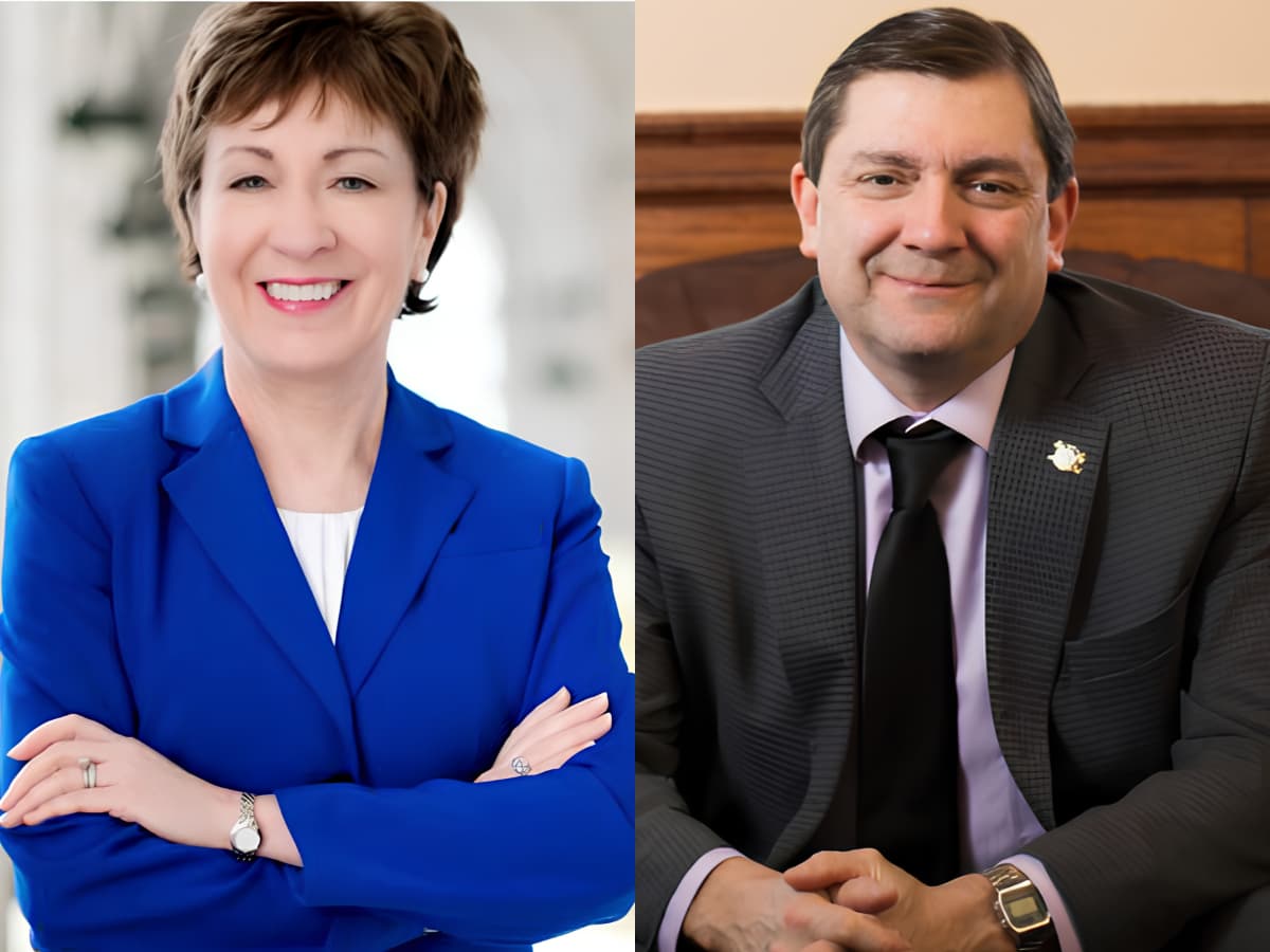Republican Susan Collins is facing a strong challenge from the former state Senate president, Troy Jackson, for the Maine Senate seat she has held for nearly 30 years.