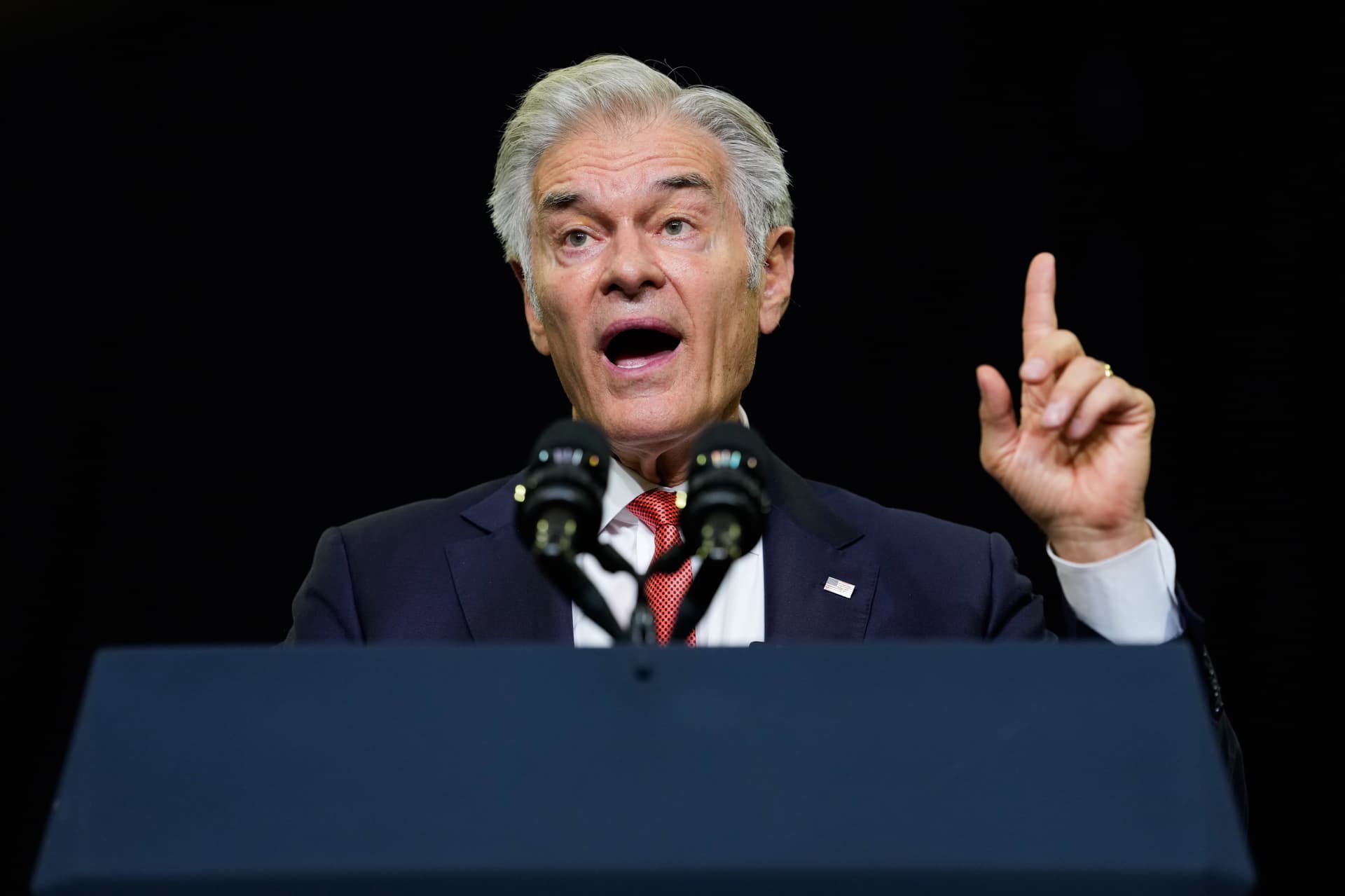 Administrator for the Centers for Medicare and Medicaid Services Dr. Mehmet Oz.