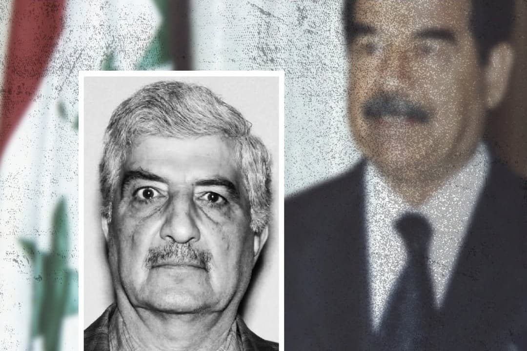Raad Alanbagi, accused of having been a spy for Saddam Hussein, is seen in a mug shot released by Homeland Security Investigations on September 13, 2026.