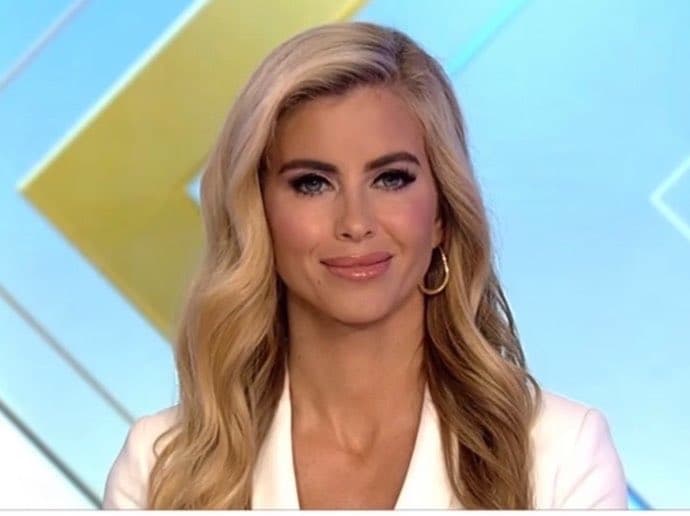 Seen here during an appearance on Fox Business News on February 16, 2026, has een named by President Trump to be the next White House press secretary.