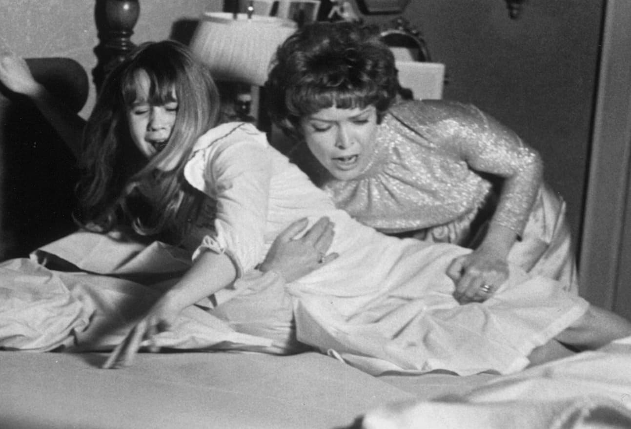 Linda Blair and Ellen Burstyn in 'The Exorcist,' 1973.