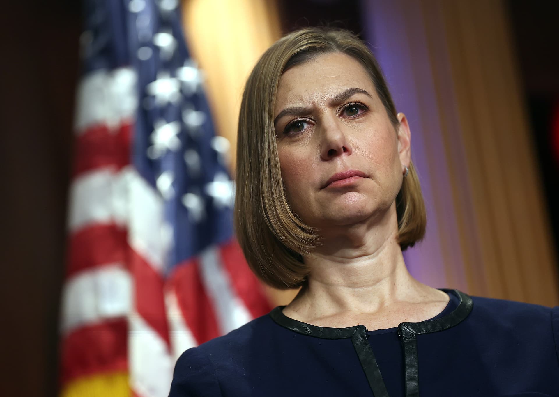 Senator Elissa Slotkin at the Capitol on September 23, 2026. 