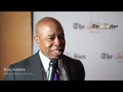 Red Carpet Interview With Mayor Eric Adams at New York Sun Relaunch Event