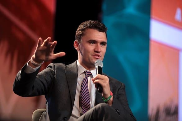 File photo of Charlie Kirk, 2018. Gage Skidmore via Wikimedia Commons