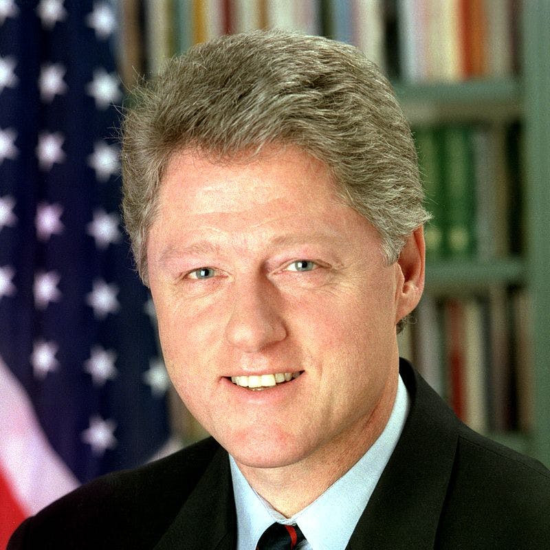 President Clinton. Wikimedia Commons