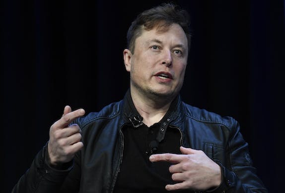 The Tesla and SpaceX chief executive officer, Elon Musk, at Washington, March 9, 2020. AP/Susan Walsh