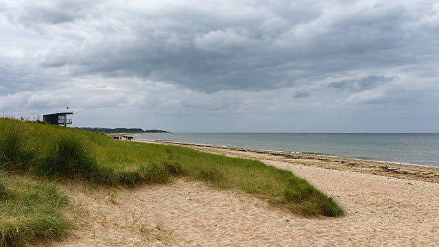 Juno Beach, where Canadian forces landed during the D-Day invasion. Joe deSousa/Wikimedia Commons