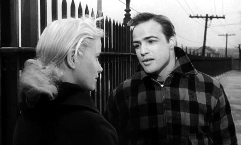 Via Wikimedia Commons Eva Marie Saint and Marlon Brando in the 1954 film 'On the Waterfront.'