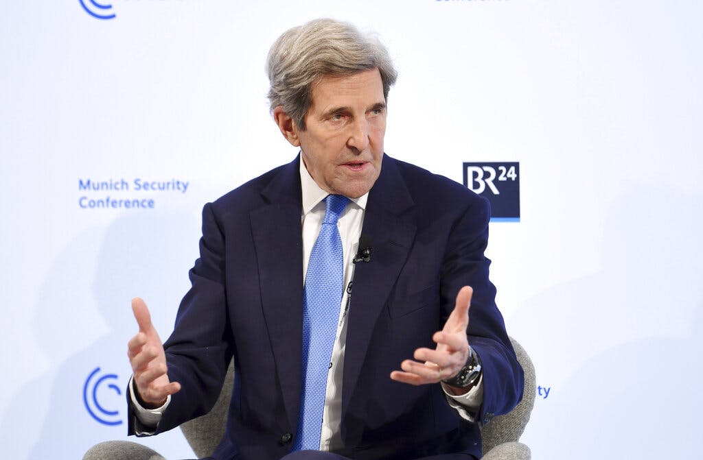 President Biden’s climate envoy, John Kerry. Tobias Hase/dpa via AP