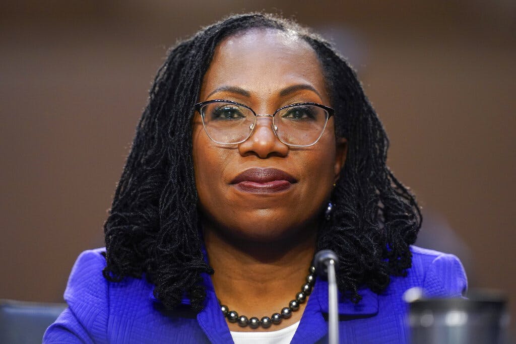 Judge Ketanji Brown Jackson during her confirmation hearing before the Senate Judiciary Committee March 21, 2022. AP/Jacquelyn Martin
