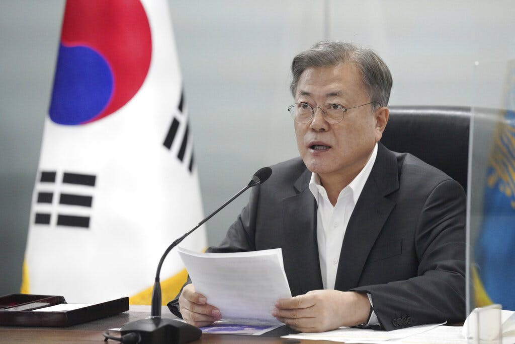 South Korea Presidential Blue House/Yonhap via AP