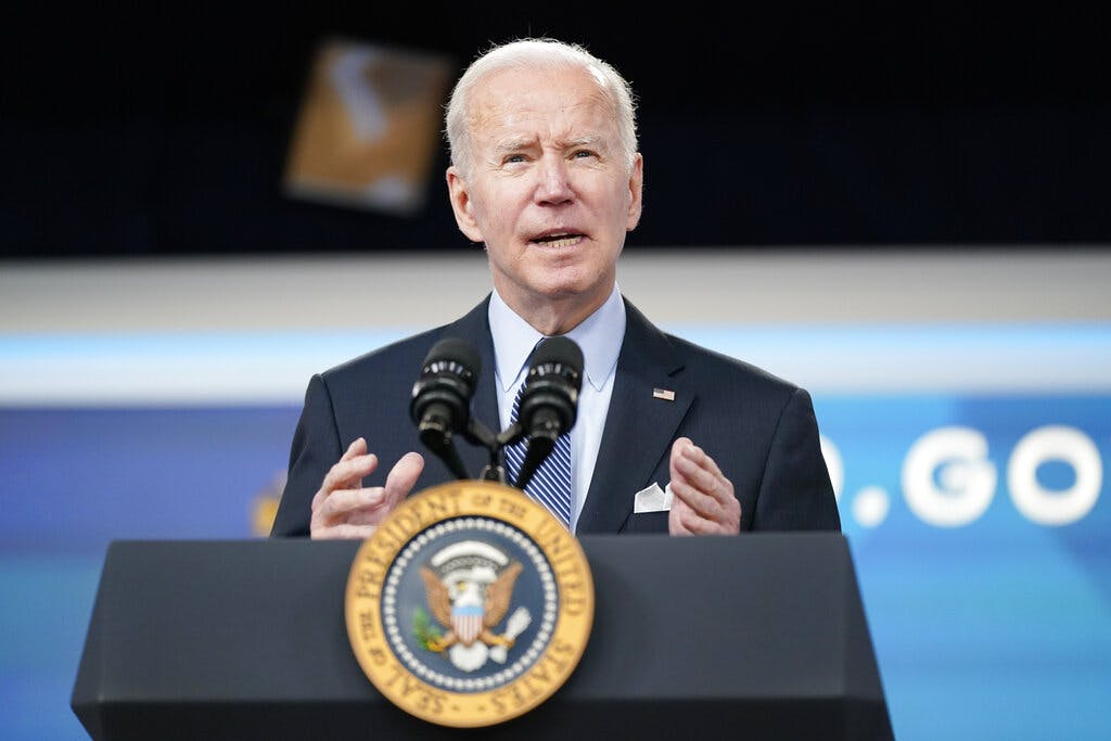President Biden on March 30. AP Photo/Patrick Semansky