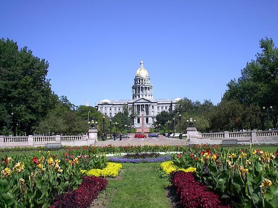 Colorado's capitol building. Wikimedia commons
