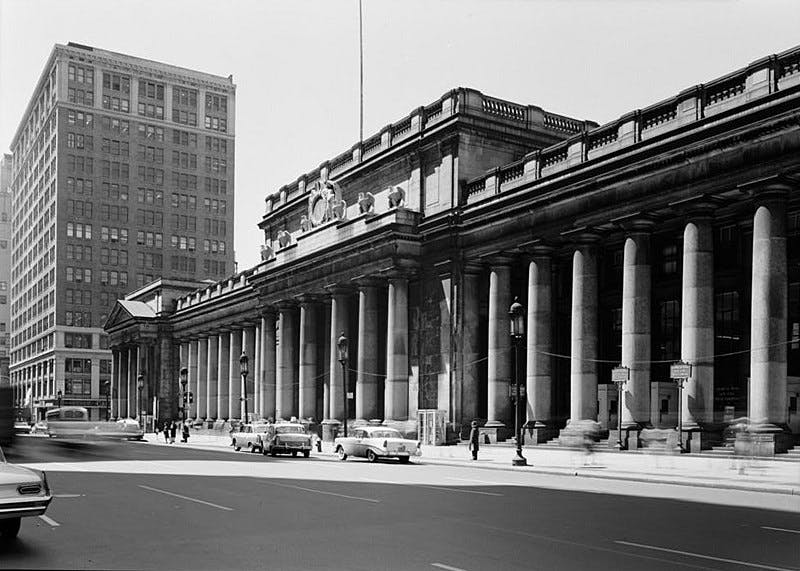 Pennsylvania Station in 1962. Library of Congress via Wikimedia Commons