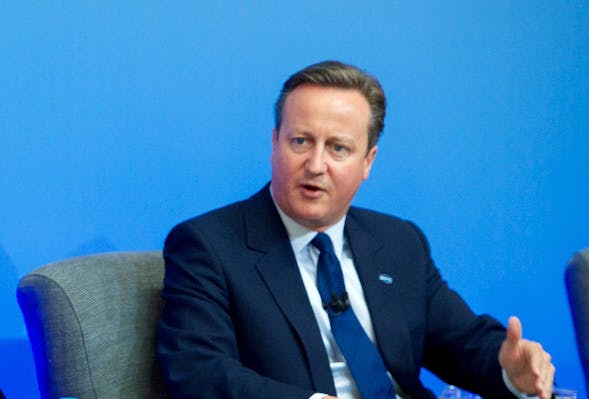 David Cameron, former prime minister of the United Kingdom, in 2016. Wikimedia Commons