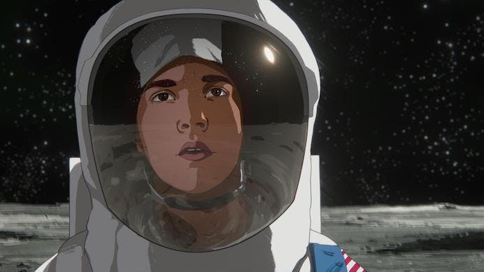 A still from ‘Apollo 10 1/2: A Space Age Childhood.’ Via Netflix