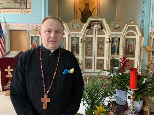Father Volodymyr Steliac. Mark Judge