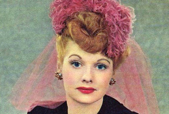 Lucille Ball, New York Sunday News, April 1944. Via Wikimedia Commons