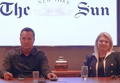 A retired lieutenant colonel in the U.S. Army, Scott Mann, and a former State Department spokeswoman, Heather Nauert. The New York Sun