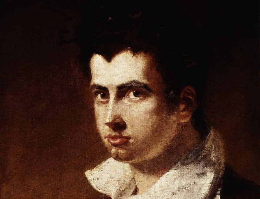 "James Henry Leigh Hunt," detail, by Benjamin Robert Haydon. Wikimedia Commons