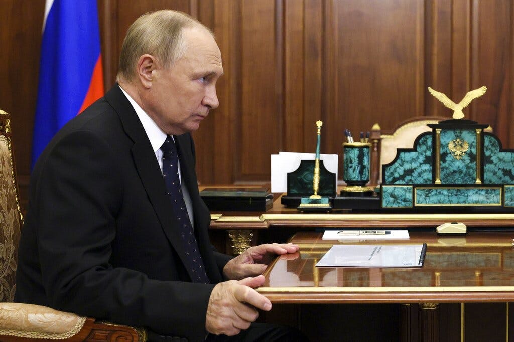 Gavriil Grigorov, Sputnik, Kremlin pool via AP