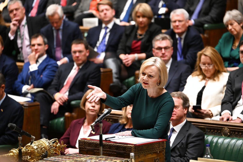 Jessica Taylor/UK Parliament via AP