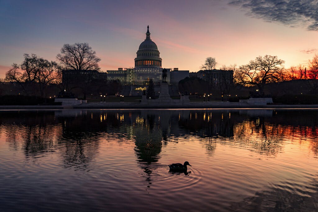 The Capitol at Washington, December 14, 2022. 