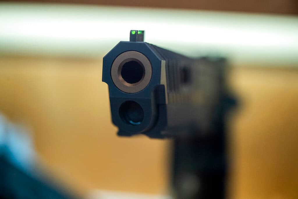 AP/Brittainy Newman, file The Justice Department said it is investigating to determine whether the Philadelphia Police Department unconstitutionally uses a 'vague ‘good cause’ standard to cancel permits to carry firearms.'