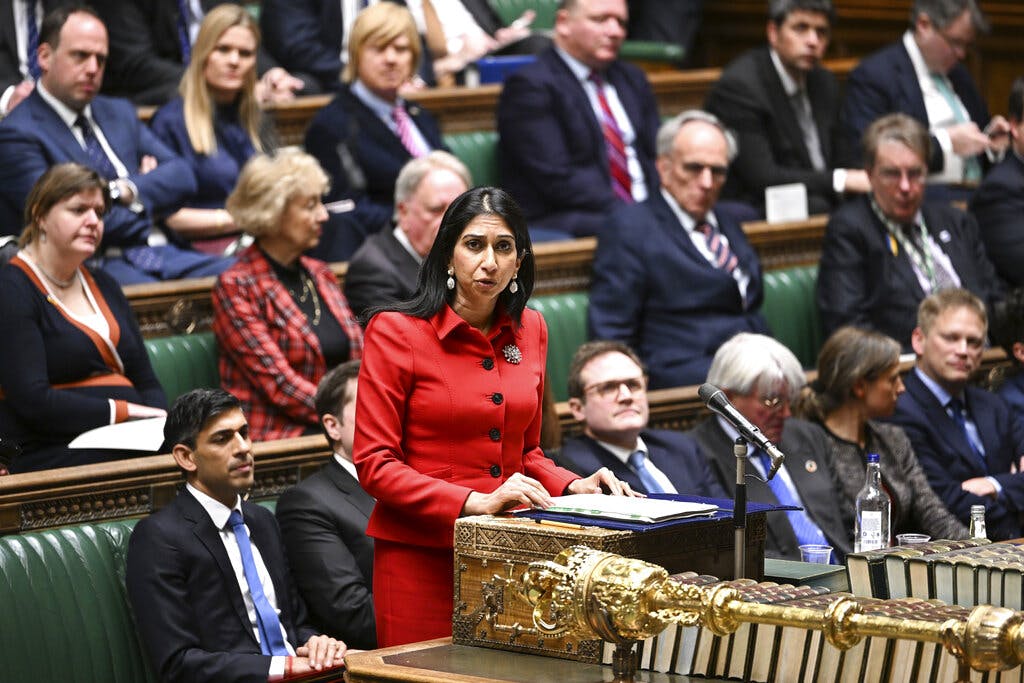 UK Parliament/Andy Bailey/ho photo via AP