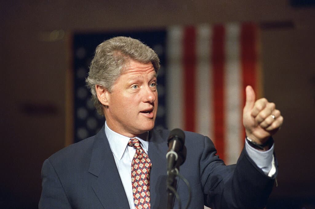AP/J. Scott Applewhite President Clinton, then a candidate, at the University of Toledo in Ohio, October 29, 1992.