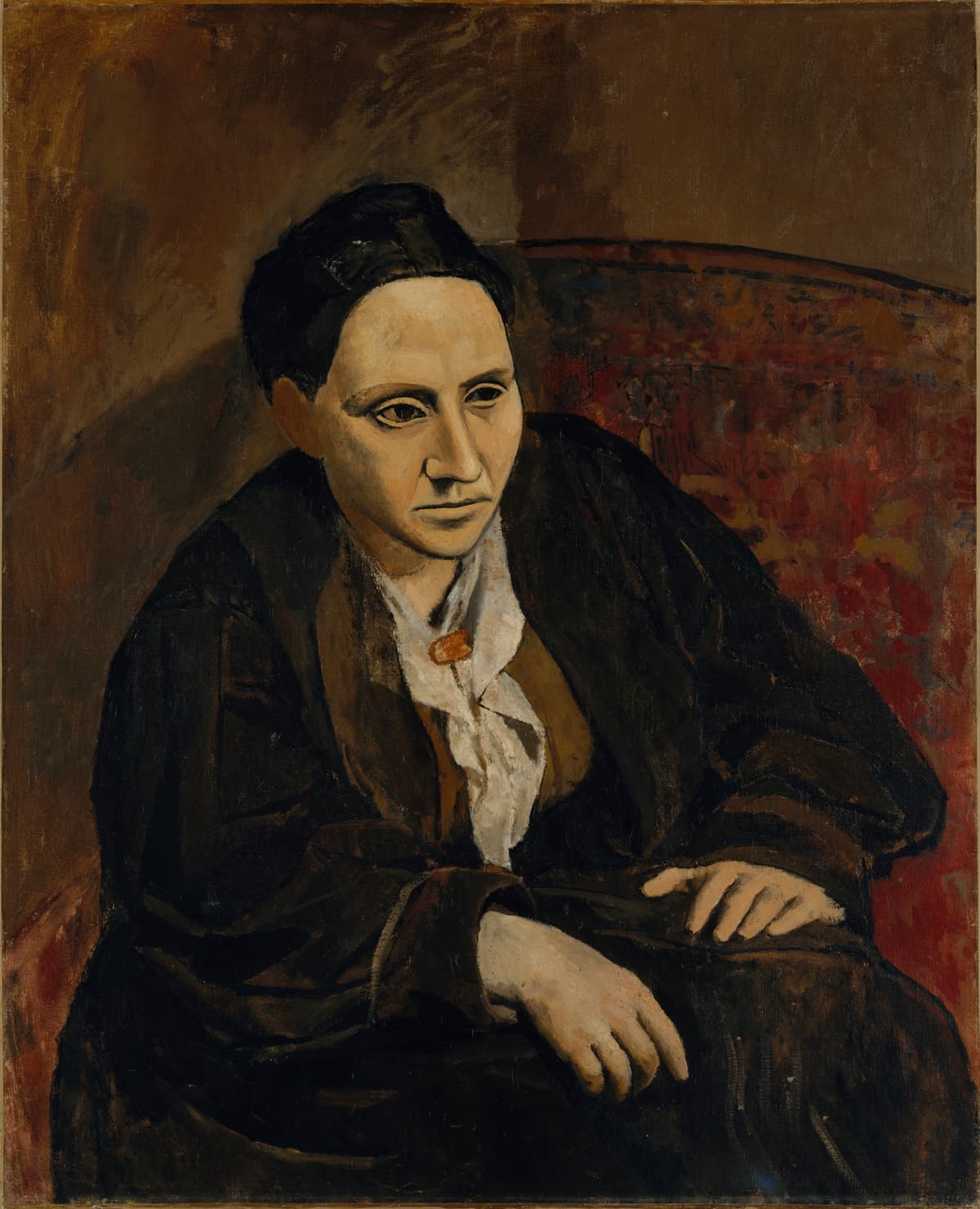 Metropolitan Museum of Art 'Portrait of Gertrude Stein,' by Pablo Picasso, 1905-6. Metropolitan Museum of Art