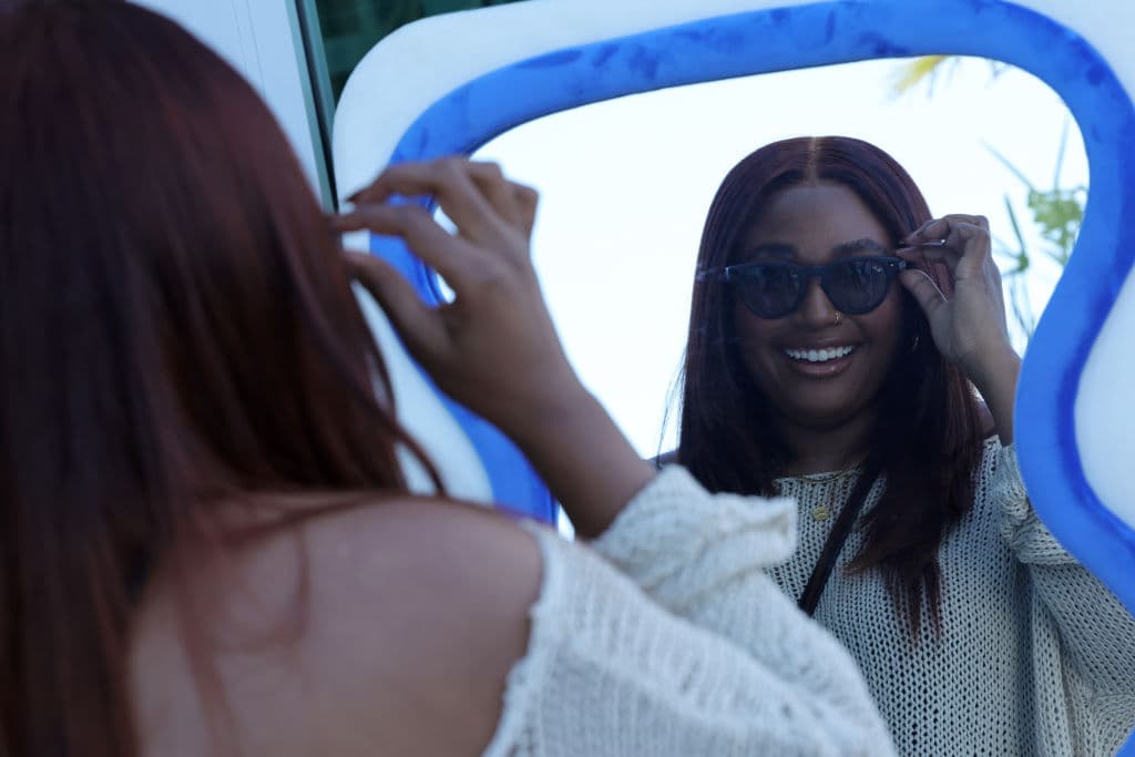 Arturo Holmes/Getty Images for Meta A guest wears Ray-Ban Meta Smart Glasses at the Meta Sonic Listening Party during Miami Art Week, December 9, 2023.