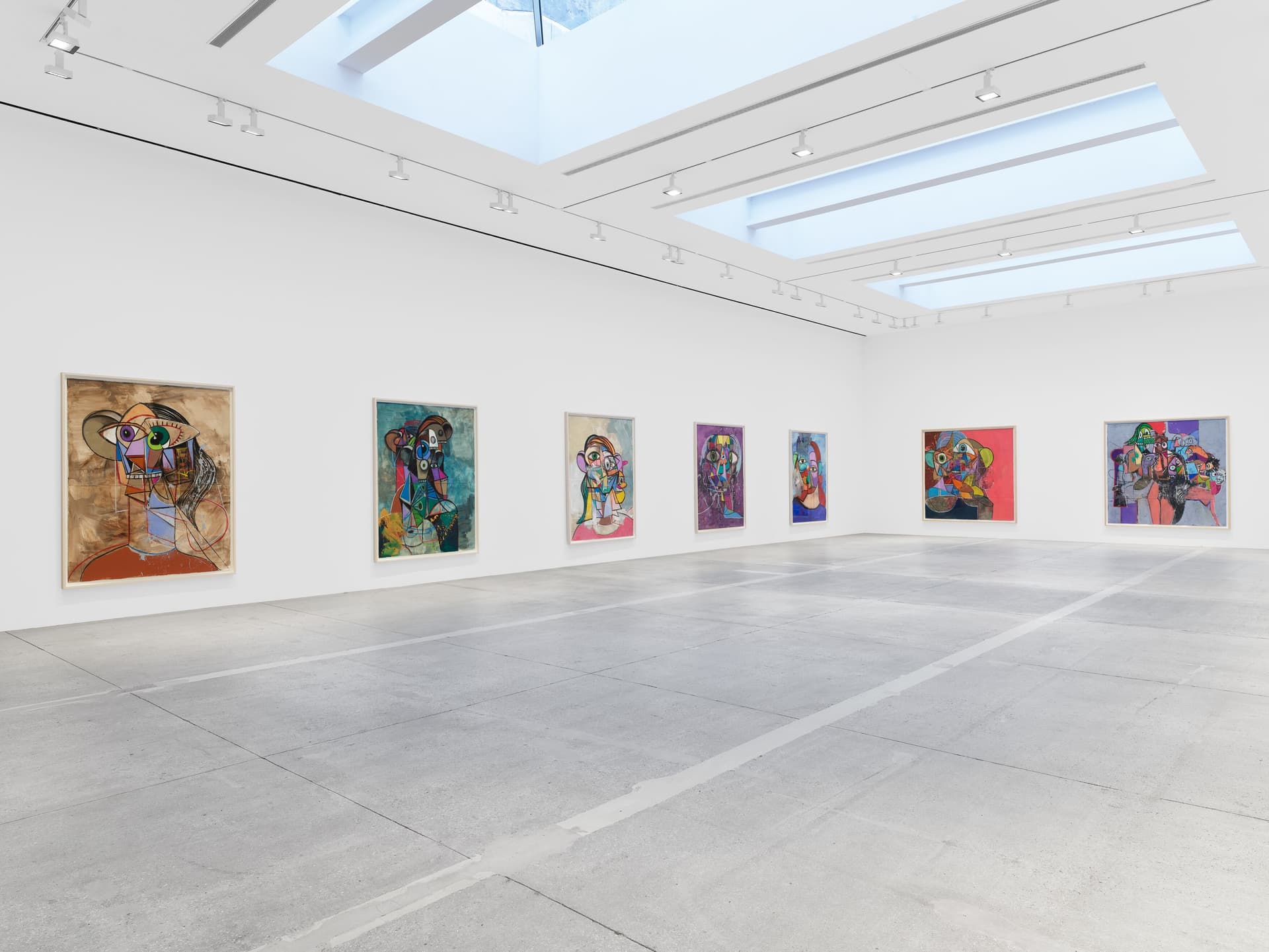 Sarah Muehlbauer, ©George Condo Installation view, ‘George Condo. Pastels,’ courtesy the artist and Hauser & Wirth New York, Wooster Street.