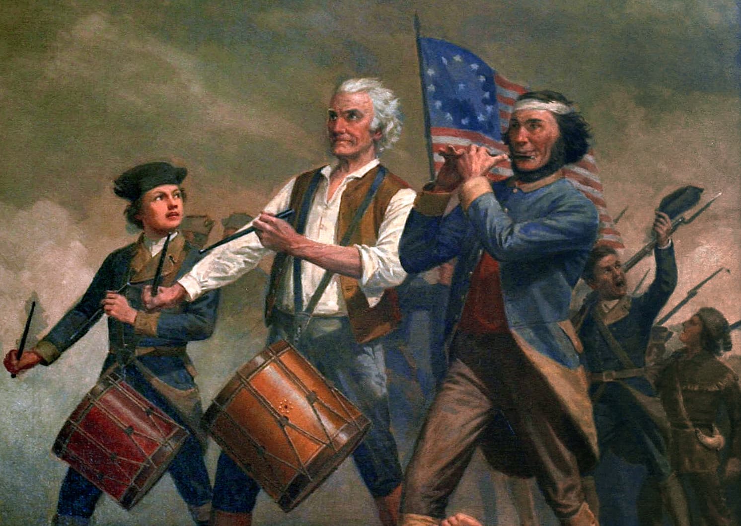 Via Wikimedia Commons Archibald Willard: 'The Spirit of '76,' detail.