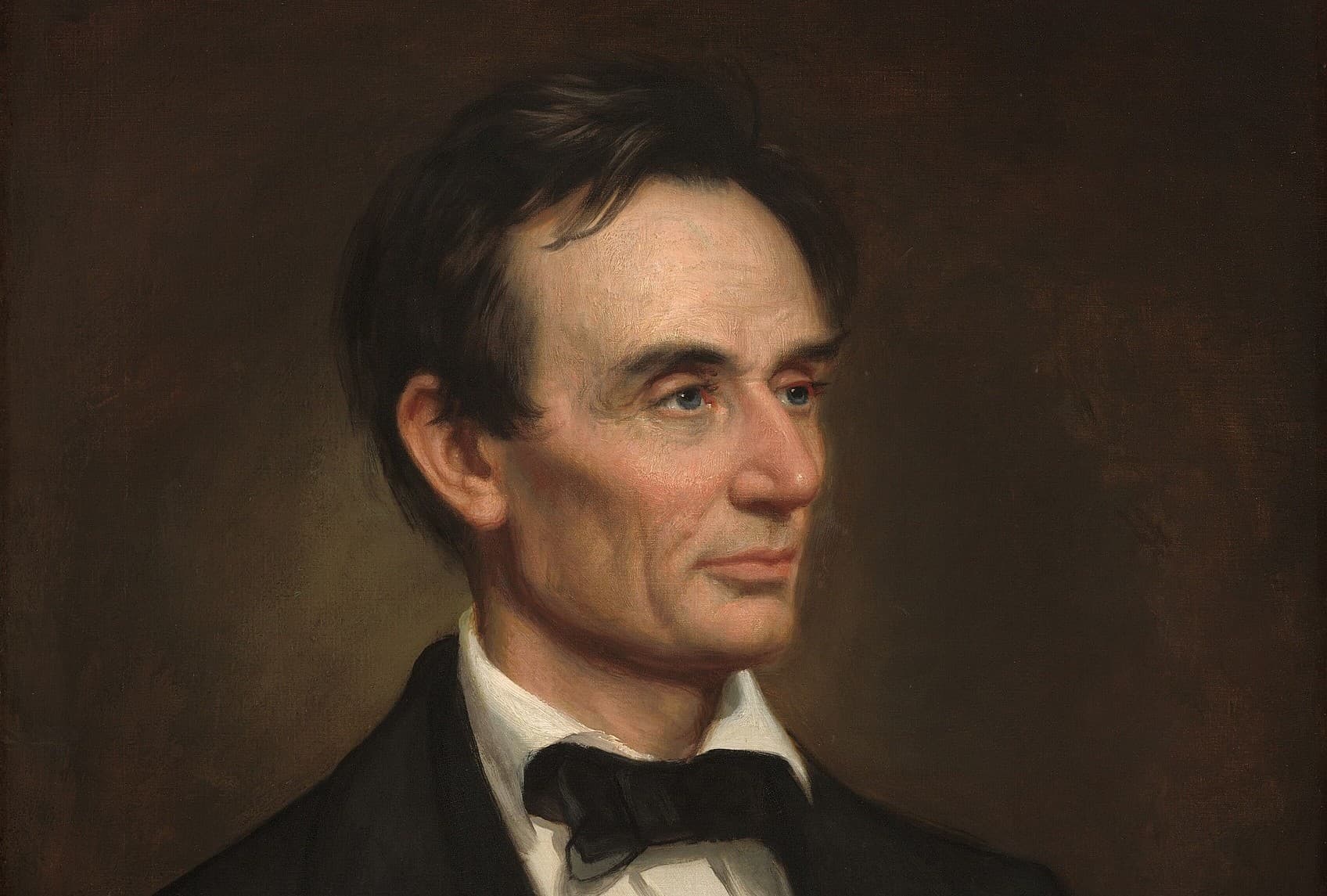 Via Wikimedia Commons George Peter Alexander Healy's portrait of Abraham Lincoln in 1860, the year he won the presidency under the GOP banner.