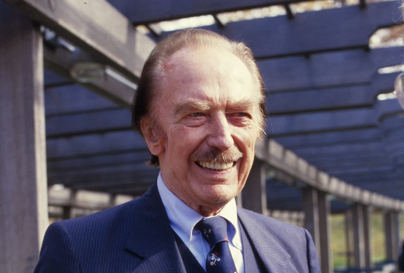 Library of Congress via Wikimedia Commons President Trump's father, Fred Trump, in the 1980s.