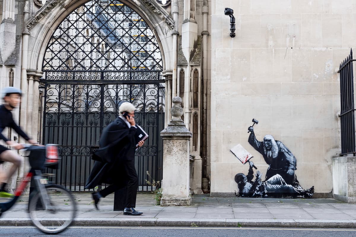 Banksy via AP