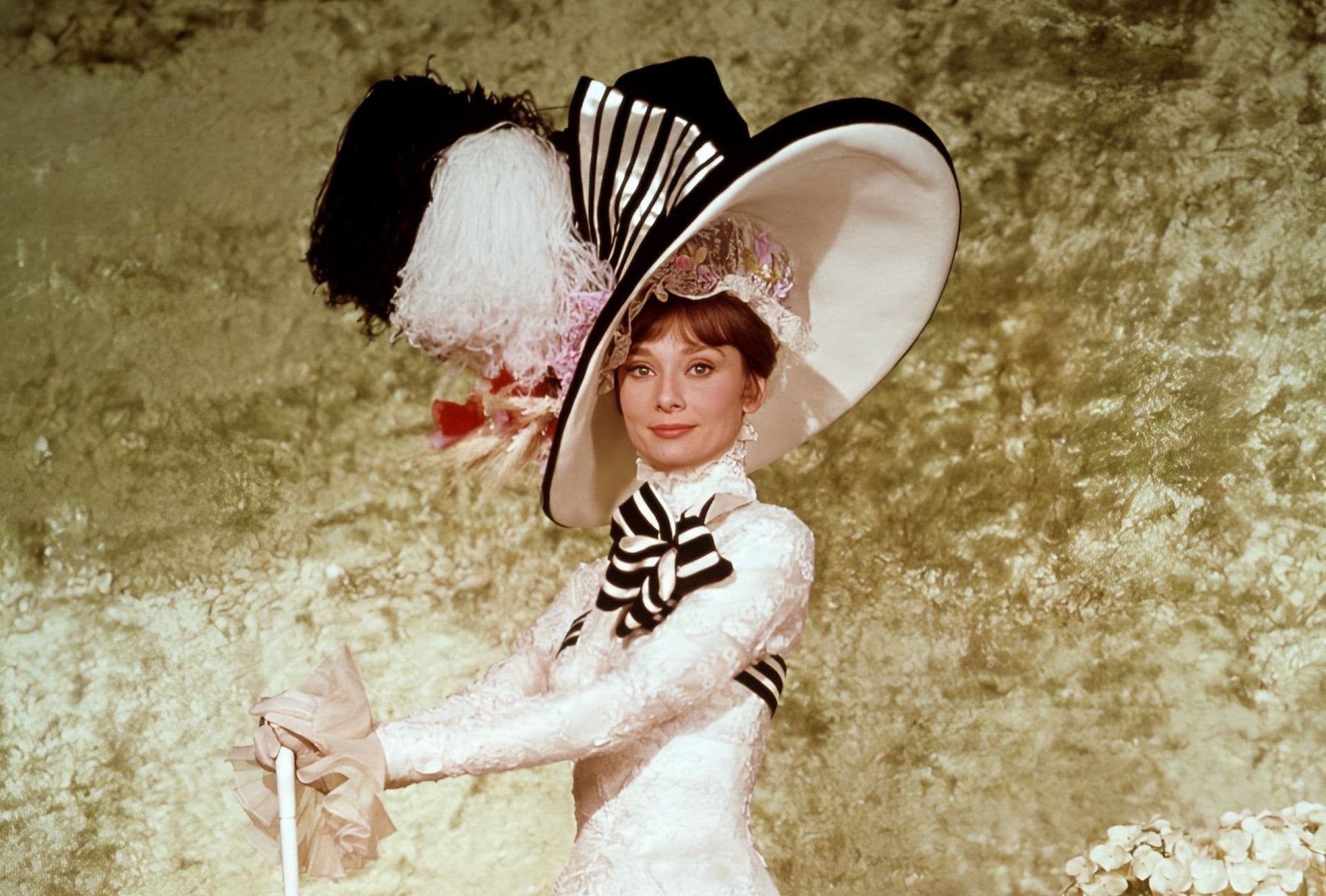 Via Wikimedia Commons Audrey Hepburn in a publicity still for 'My Fair Lady' (1964).