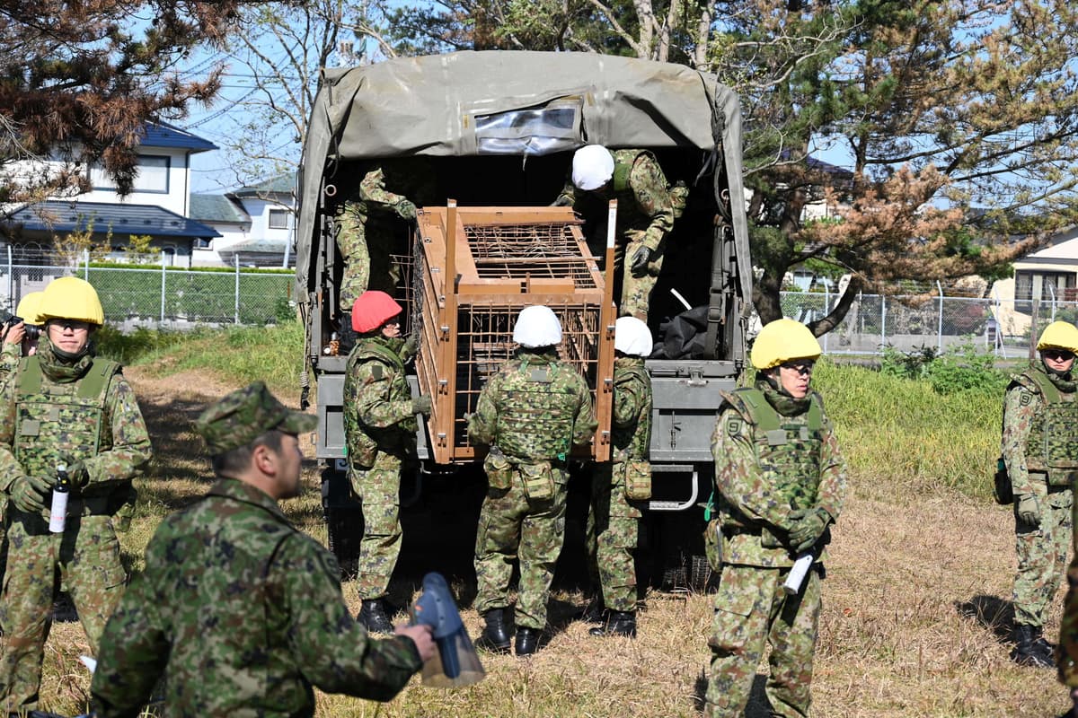 JSDF Akita Camp via AP