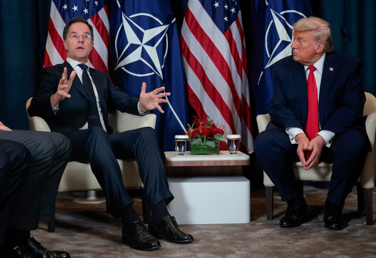 Chip Somodevilla/Getty Images President Trump and the NATO secretary general, Mark Rutte, on January 21, 2026 at Davos, Switzerland.
