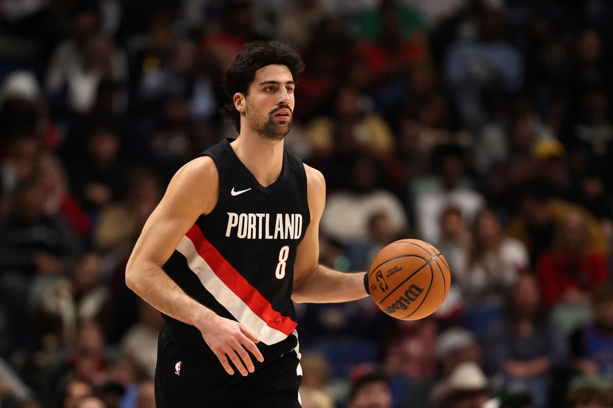 Chris Graythen/Getty Images Deni Avdija of the Portland Trail Blazers drives the ball against the New Orleans Pelicans at Smoothie King Center on January 2, 2026 at New Orleans.