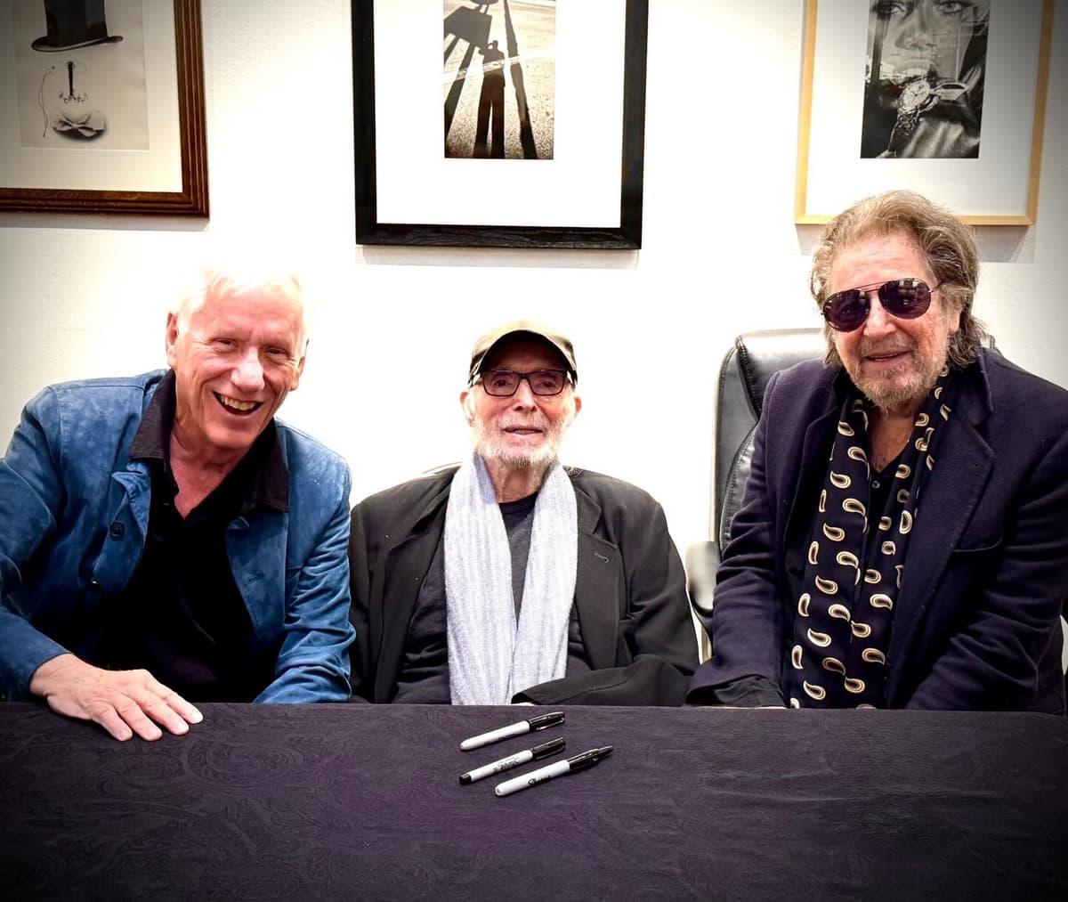 Instagram James Woods, Harold Becker and Al Pacino at the launch of 'Catching the Light'