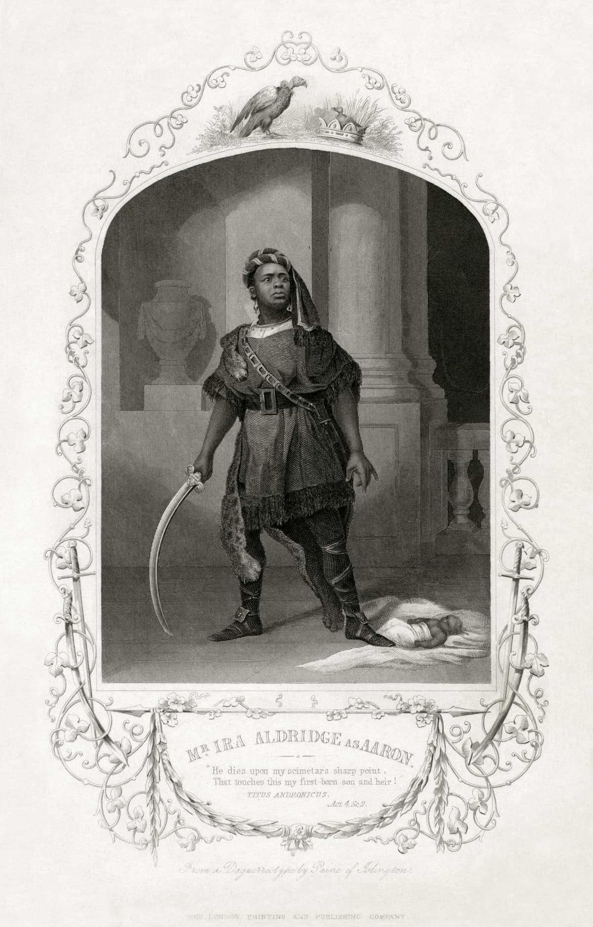 Wikimedia Commons Ira Aldridge in 'Titus Andronicus'